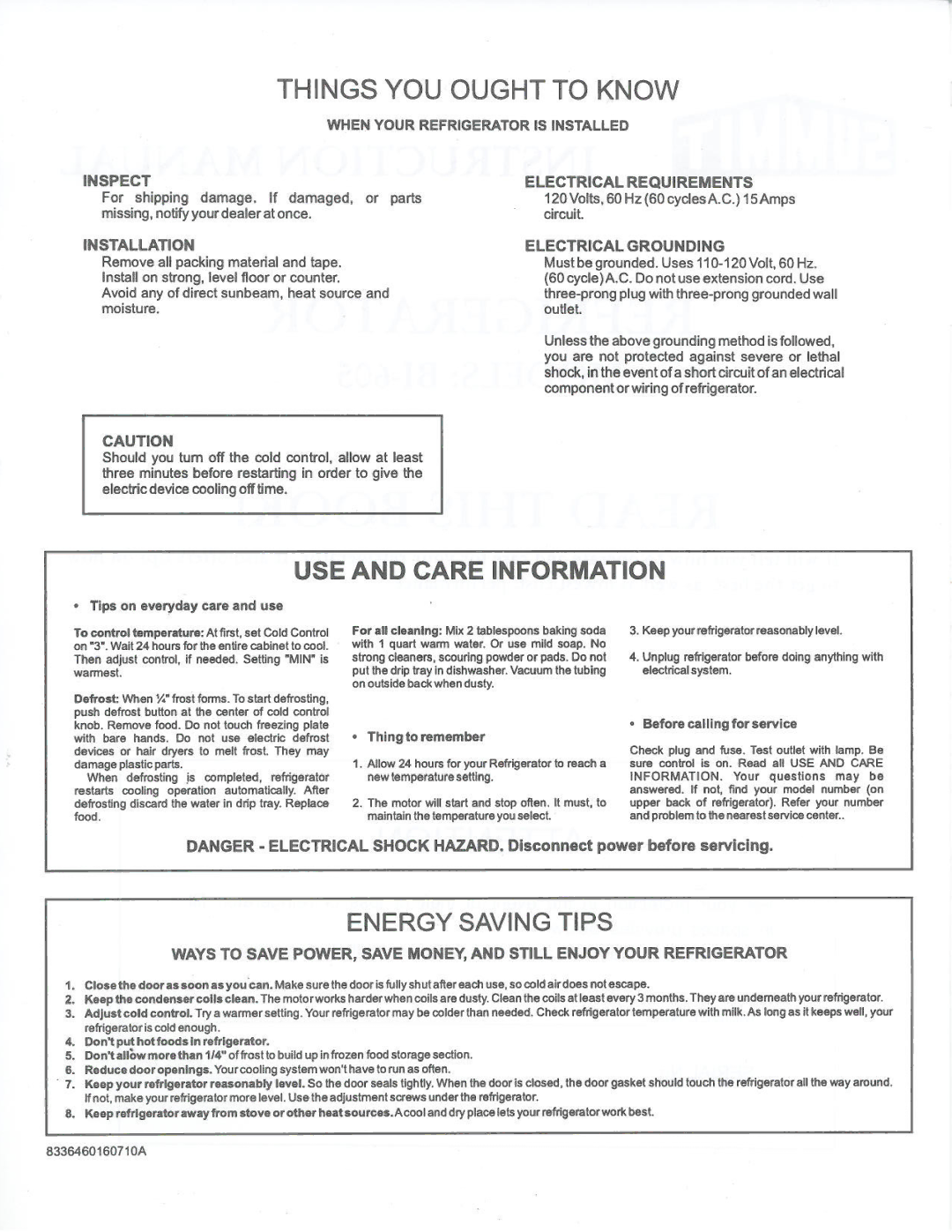 Summit RPC29BL manual 