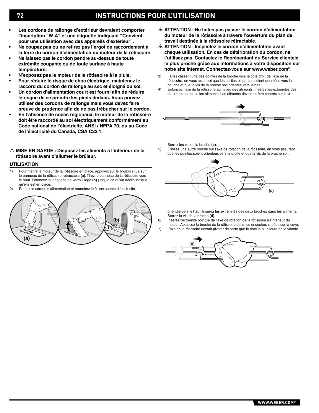 Summit S-470 manual Utilisation 