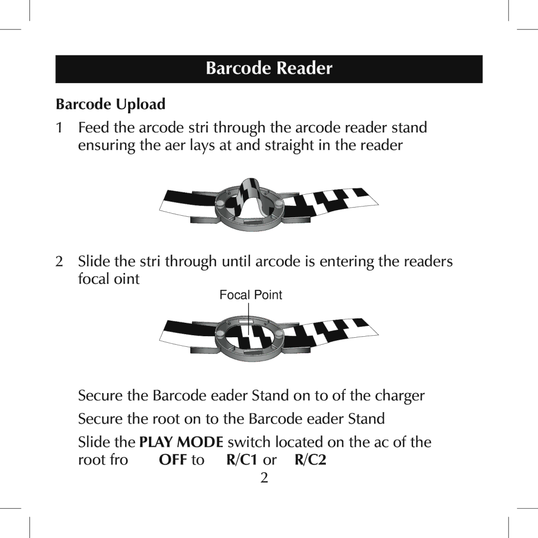 Sumo SL001 manual Barcode Upload 