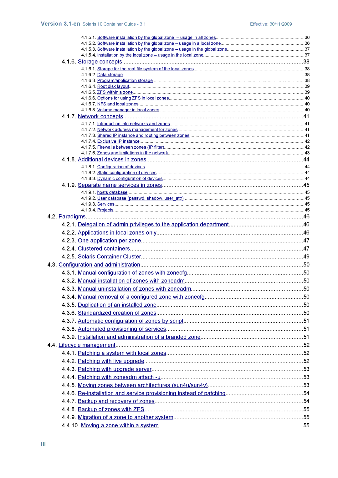 Sun Microsystems 10 manual Iii 