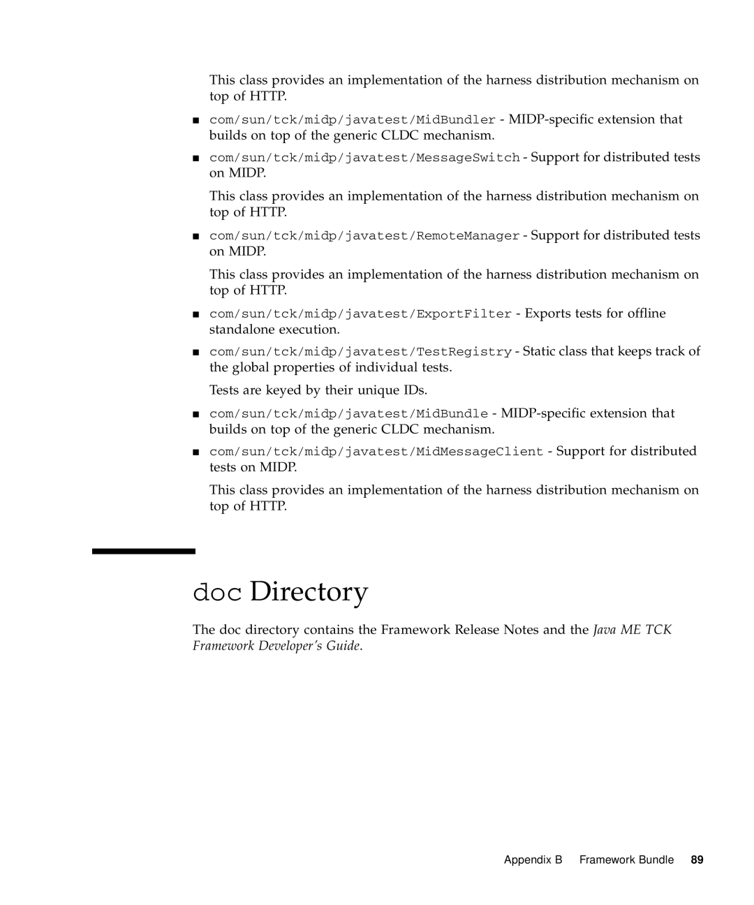 Sun Microsystems 1.2 manual Doc Directory 