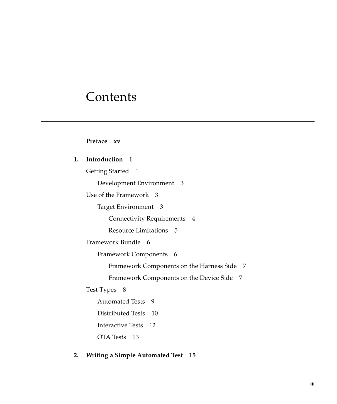 Sun Microsystems 1.2 manual Contents 