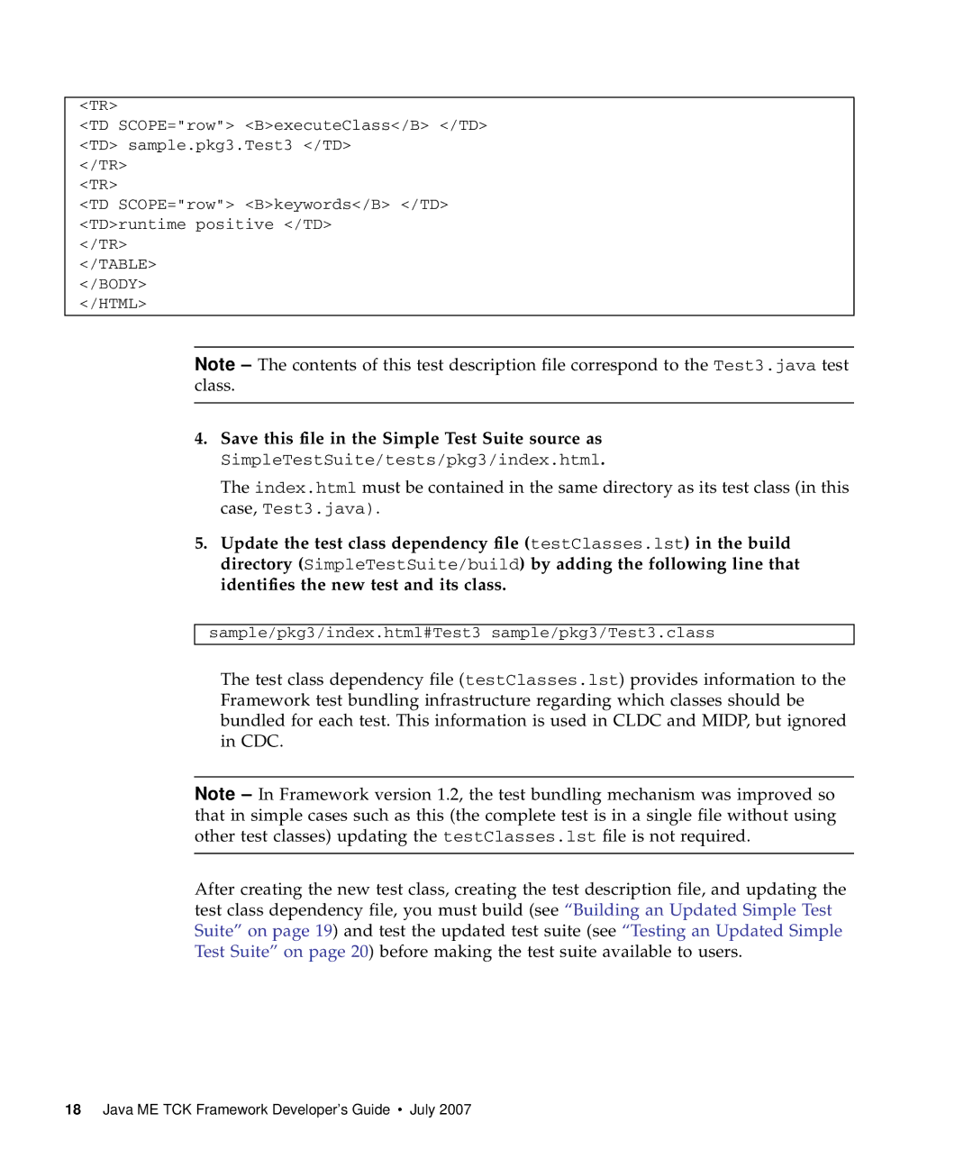 Sun Microsystems 1.2 manual SimpleTestSuite/tests/pkg3/index.html 