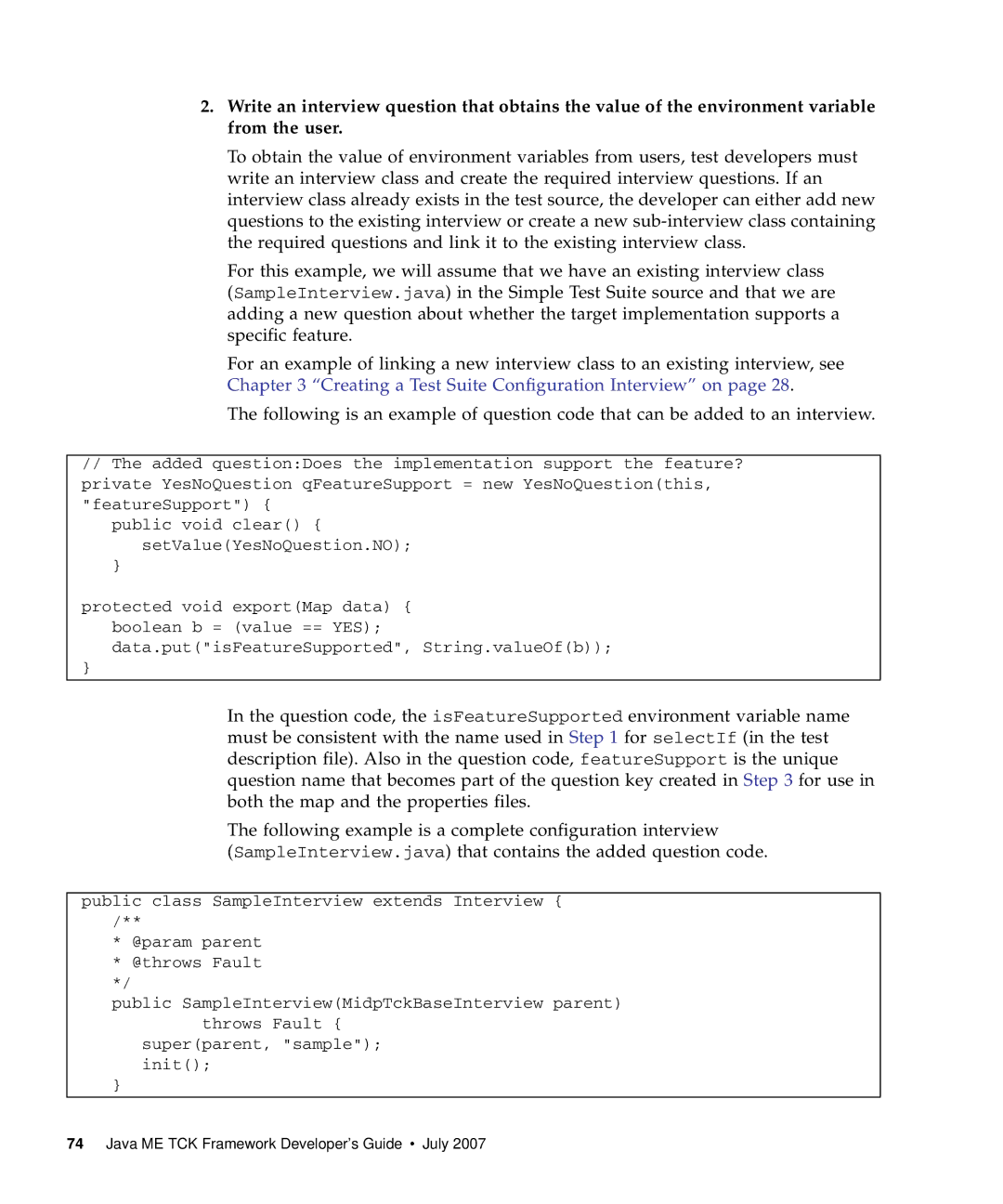 Sun Microsystems 1.2 manual Java ME TCK Framework Developer’s Guide July 