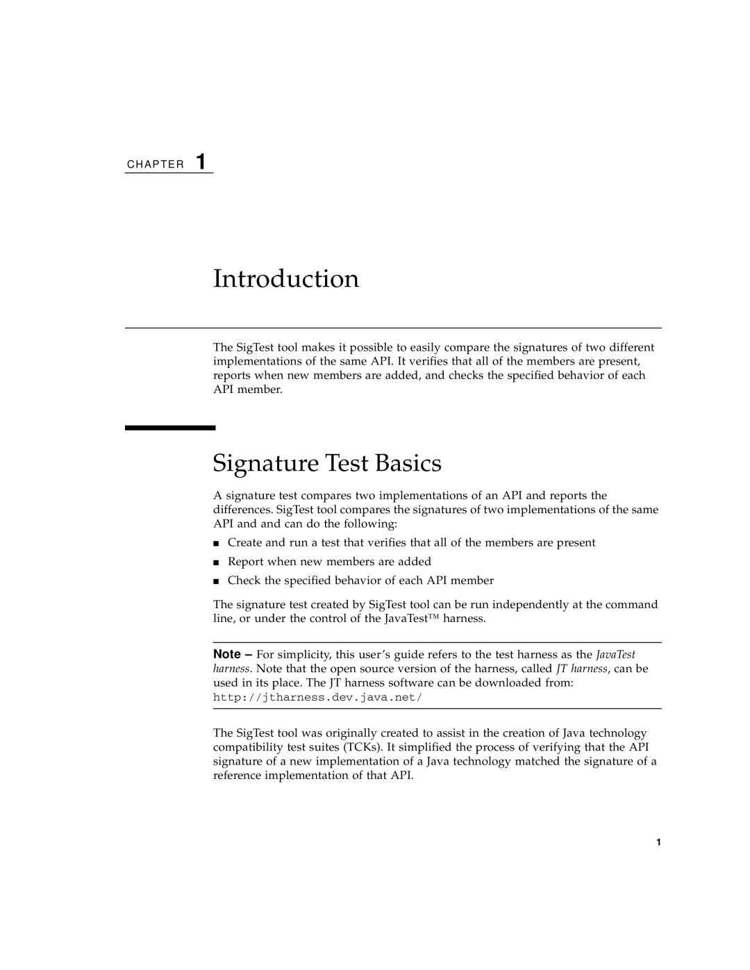 Sun Microsystems 2 manual Introduction, Signature Test Basics 