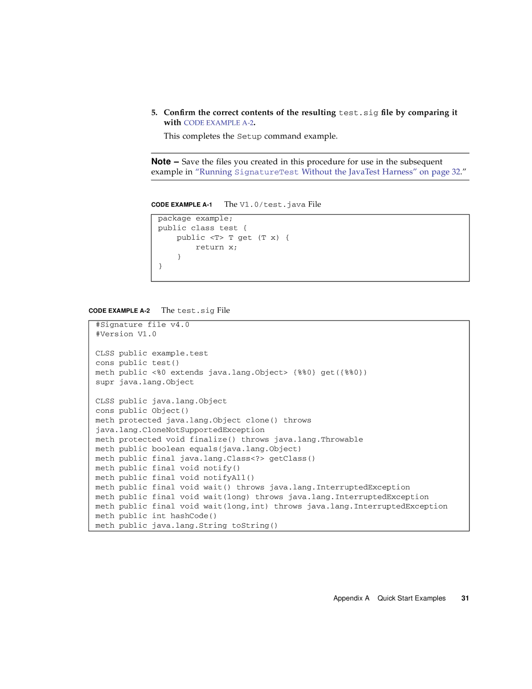 Sun Microsystems 2 manual This completes the Setup command example 