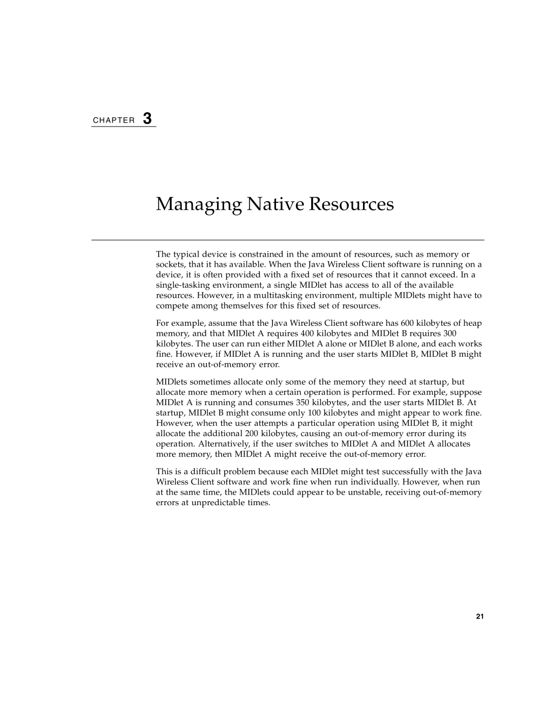 Sun Microsystems 2 manual Managing Native Resources 