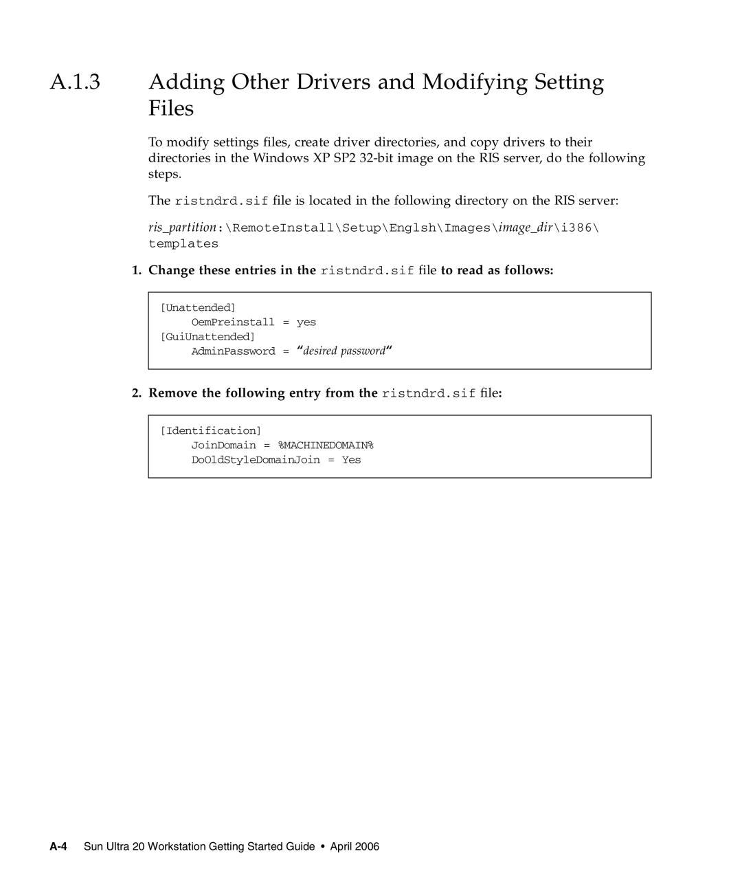 Sun Microsystems 20 manual Adding Other Drivers and Modifying Setting Files 