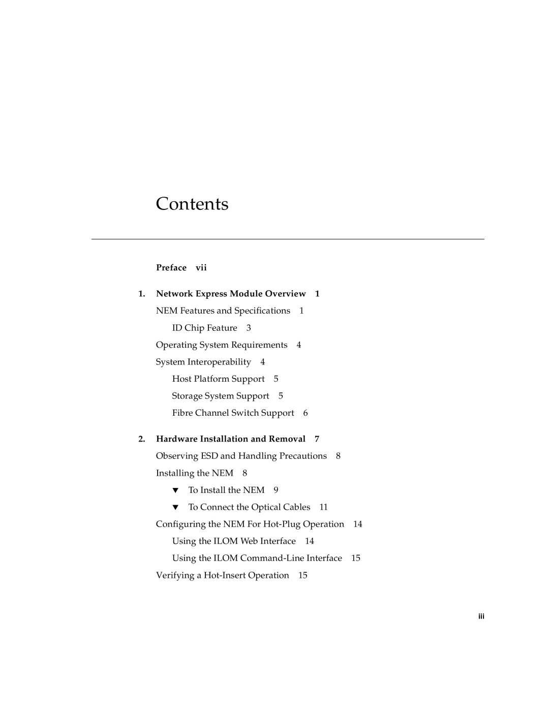 Sun Microsystems 2.0 manual Contents 