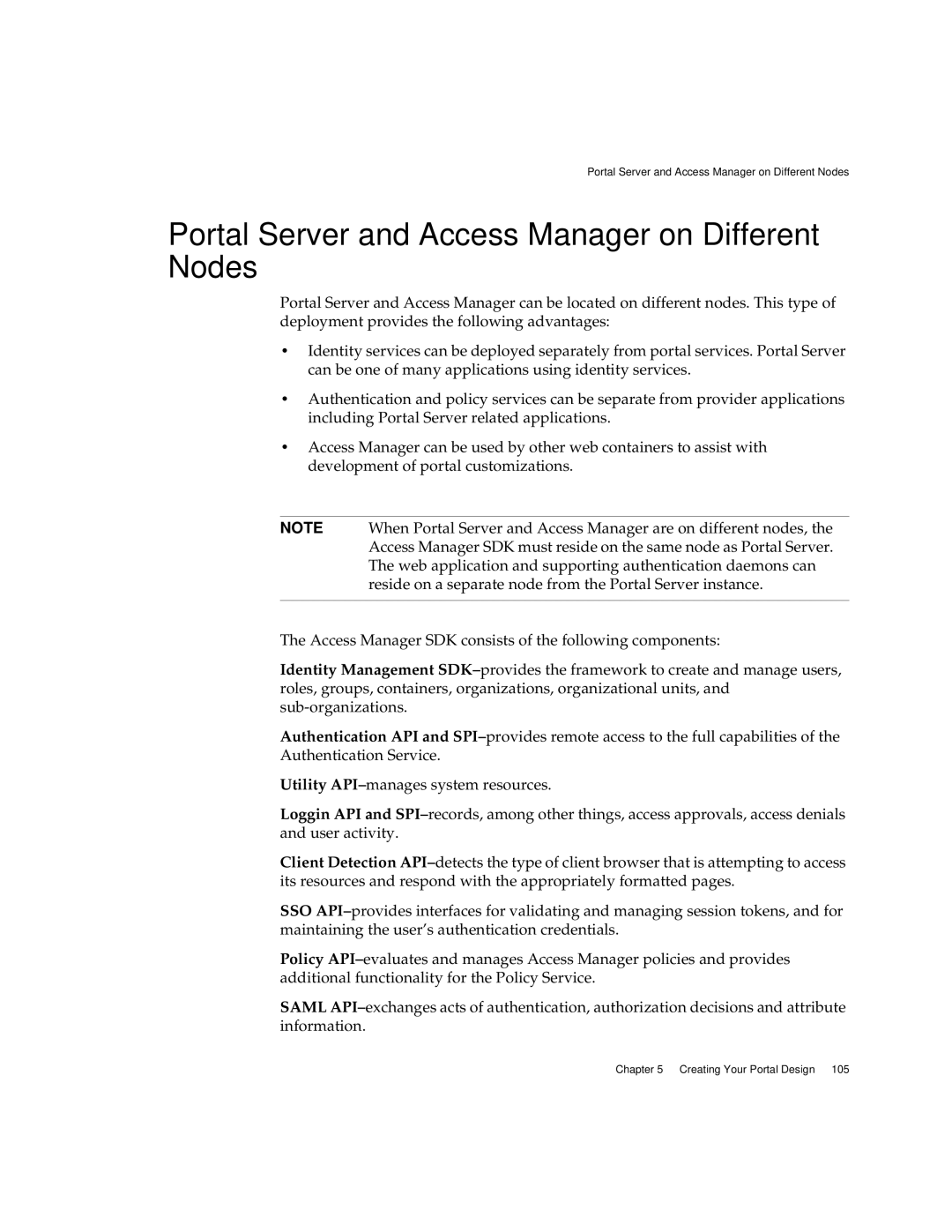 Sun Microsystems 2005Q1 manual Portal Server and Access Manager on Different Nodes 