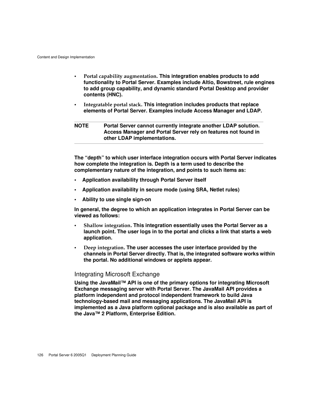 Sun Microsystems 2005Q1 manual Integrating Microsoft Exchange 