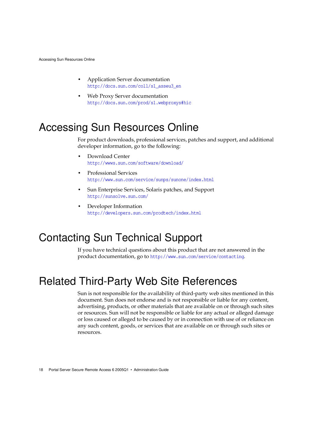 Sun Microsystems 2005Q1 manual Accessing Sun Resources Online 