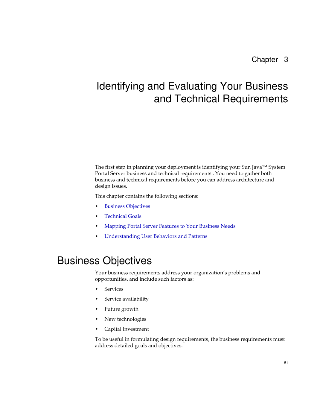 Sun Microsystems 2005Q1 manual Business Objectives 