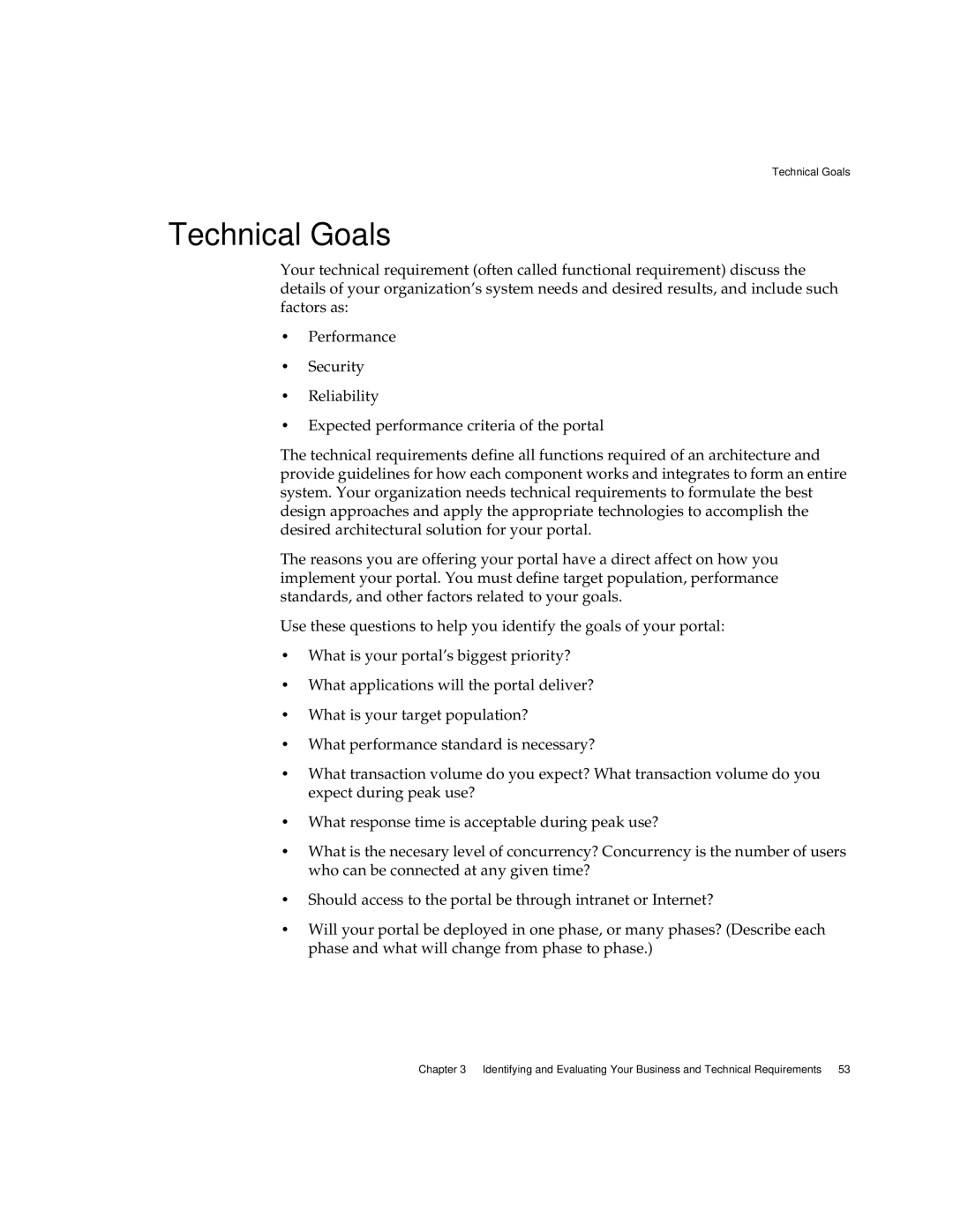 Sun Microsystems 2005Q1 manual Technical Goals 