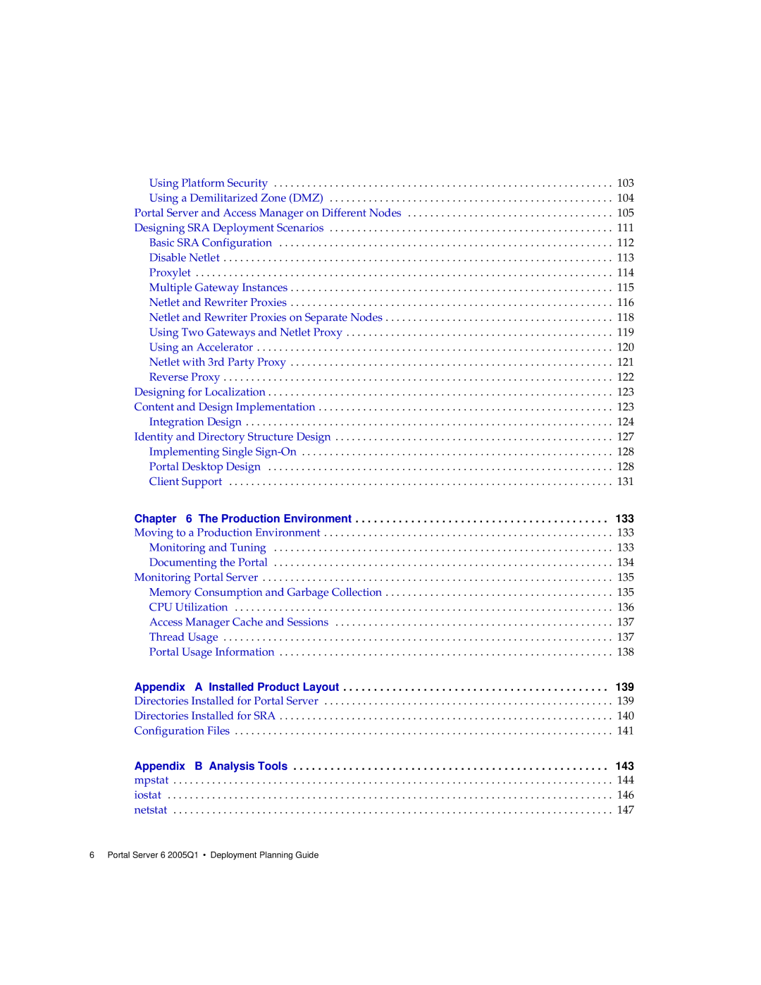 Sun Microsystems manual Portal Server 6 2005Q1 Deployment Planning Guide 