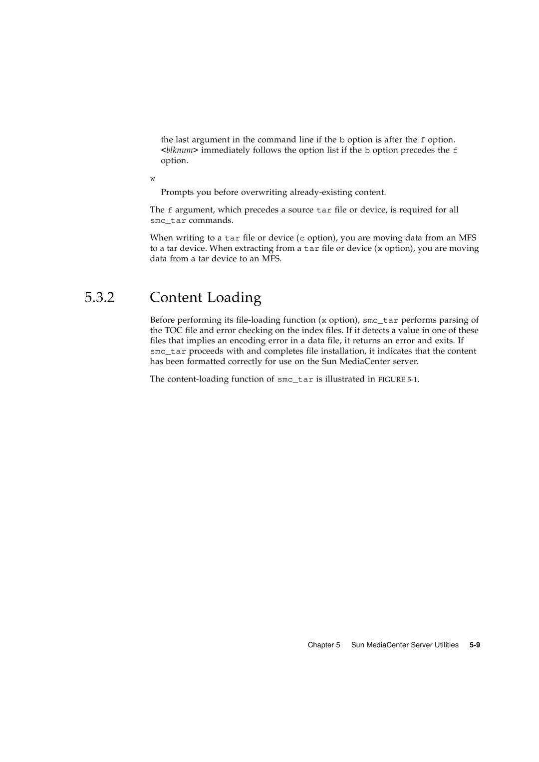 Sun Microsystems 2.1 manual Content Loading 