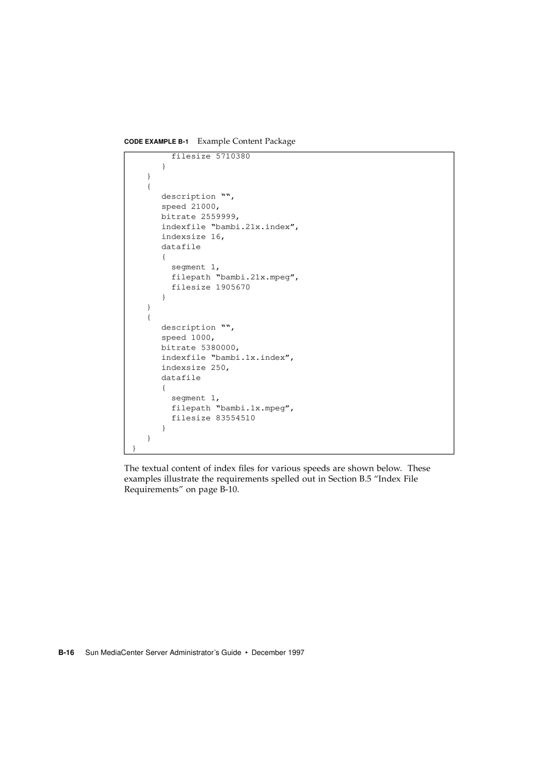 Sun Microsystems 2.1 manual 16Sun MediaCenter Server Administrator’s Guide December 