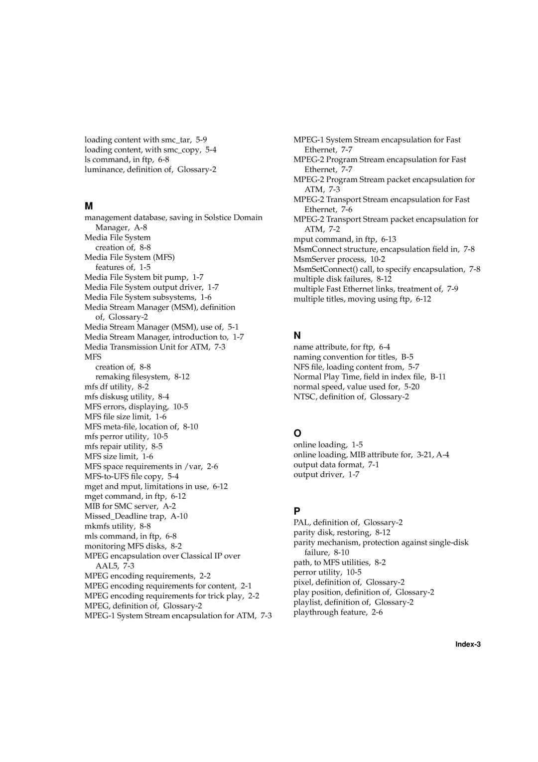 Sun Microsystems 2.1 manual Mfs 