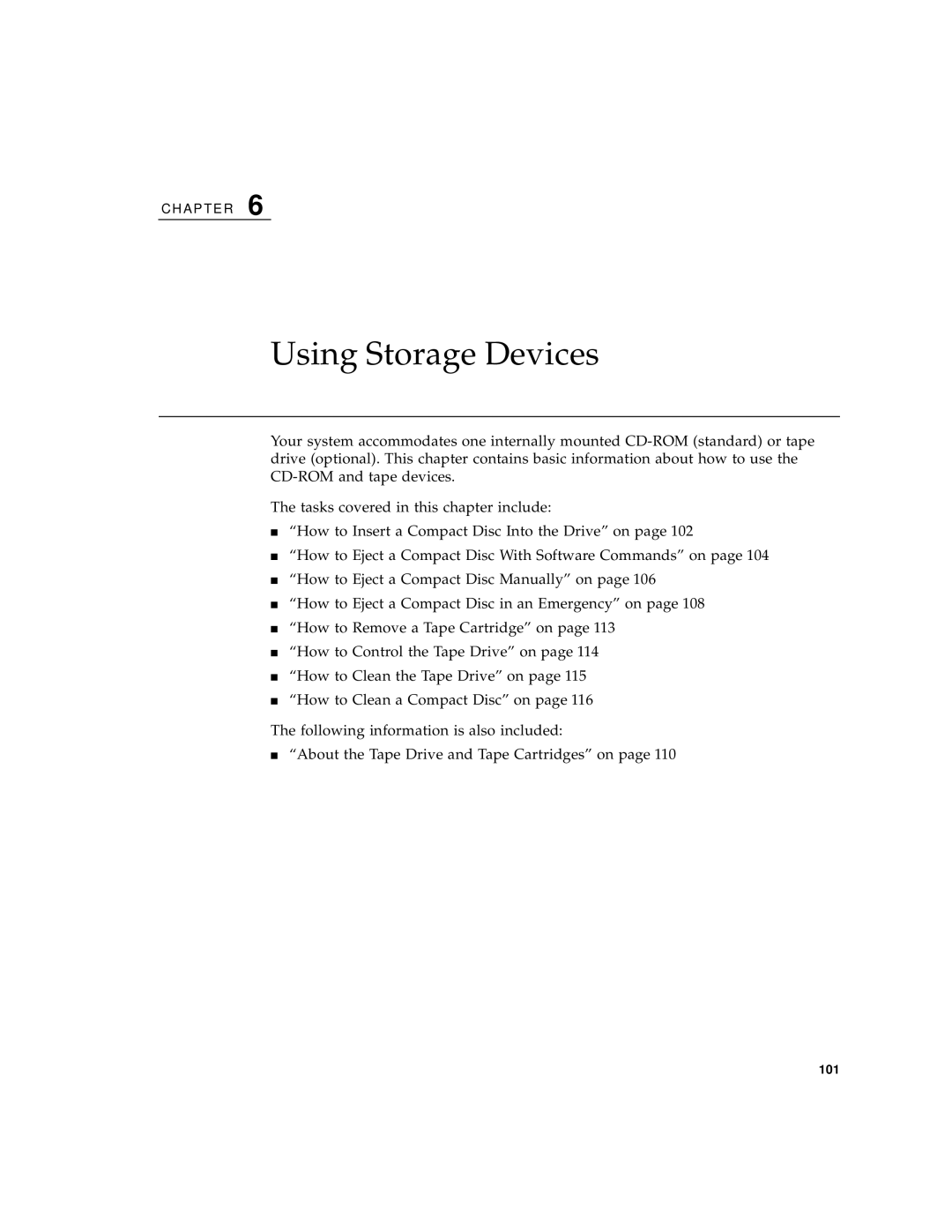 Sun Microsystems 220R manual Using Storage Devices 