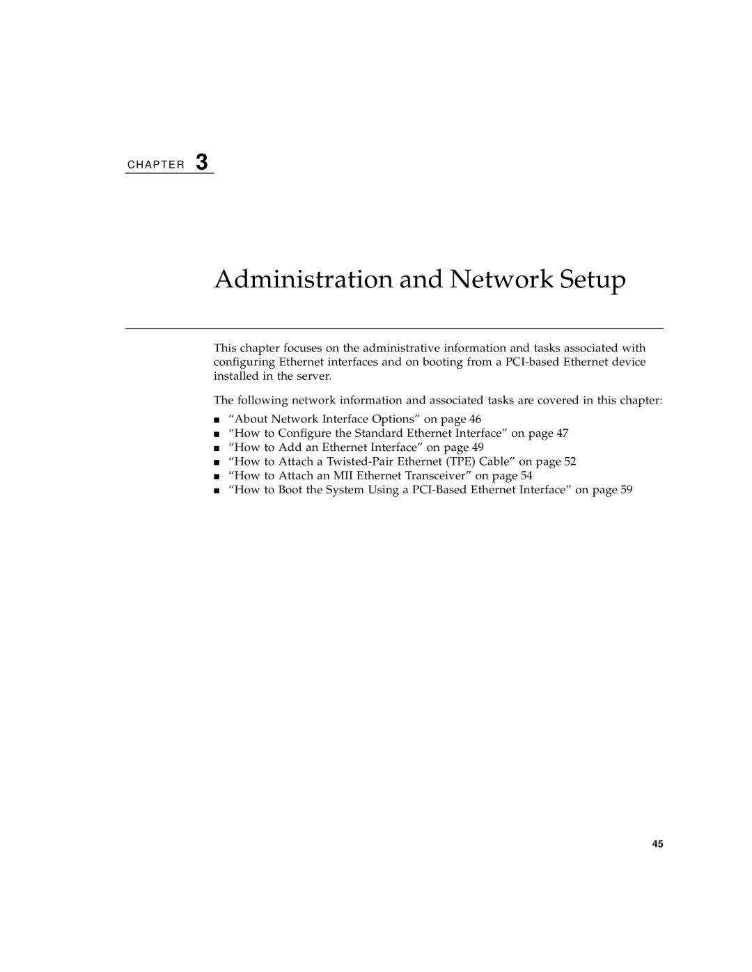 Sun Microsystems 220R manual Administration and Network Setup 