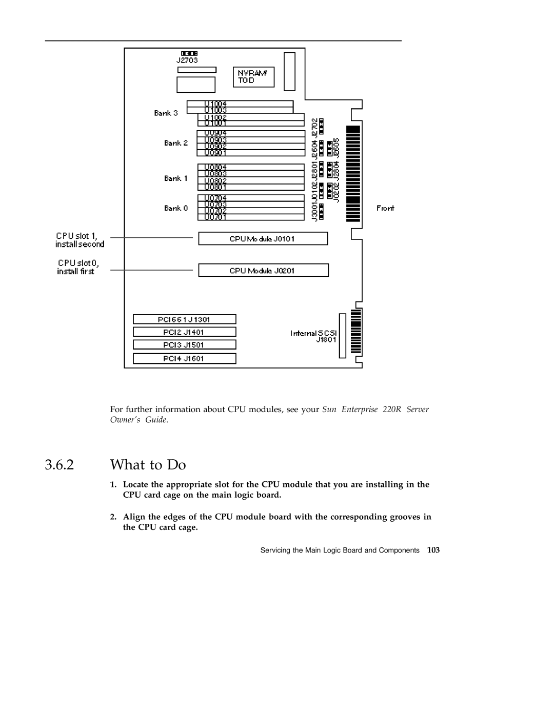 Sun Microsystems 220R service manual What to Do 