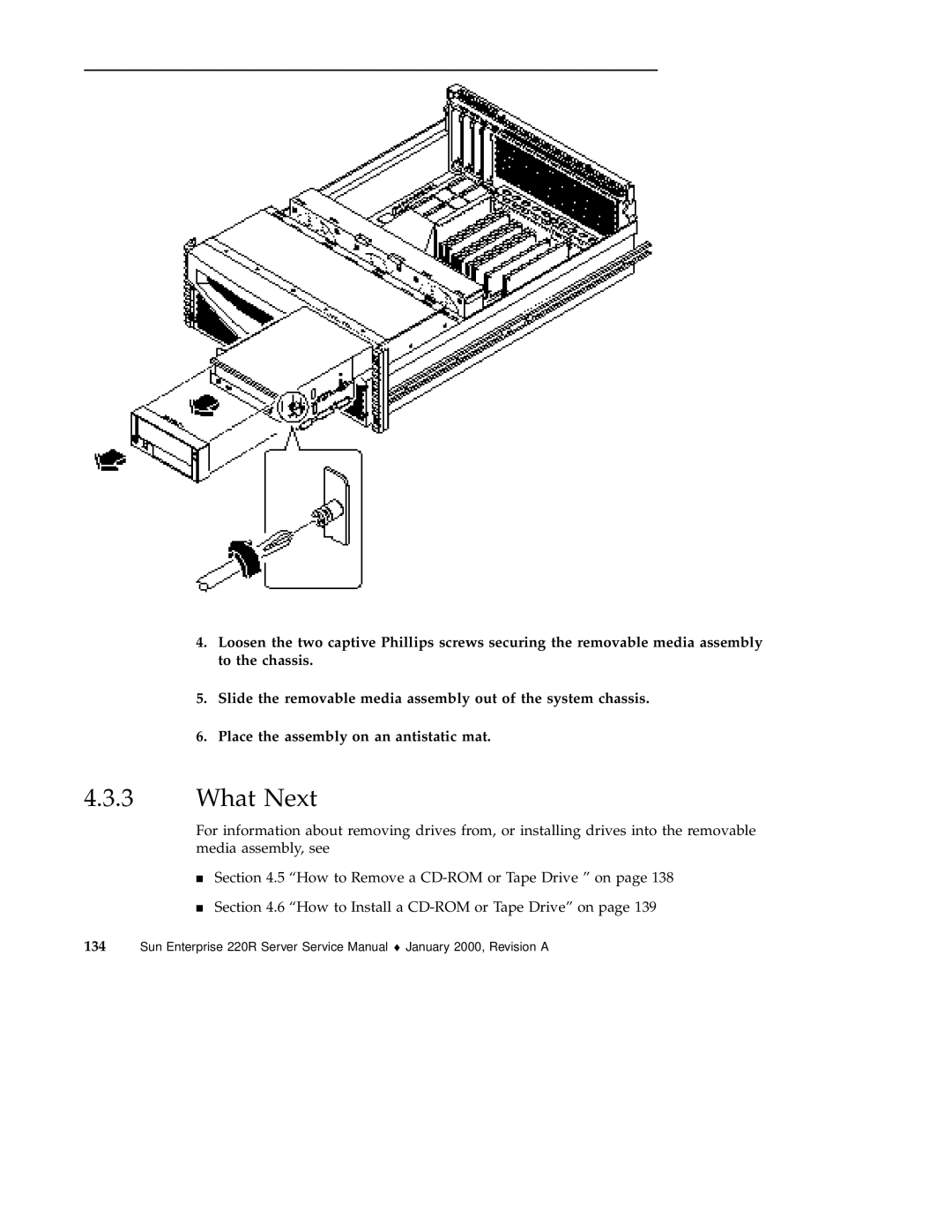 Sun Microsystems 220R service manual What Next 