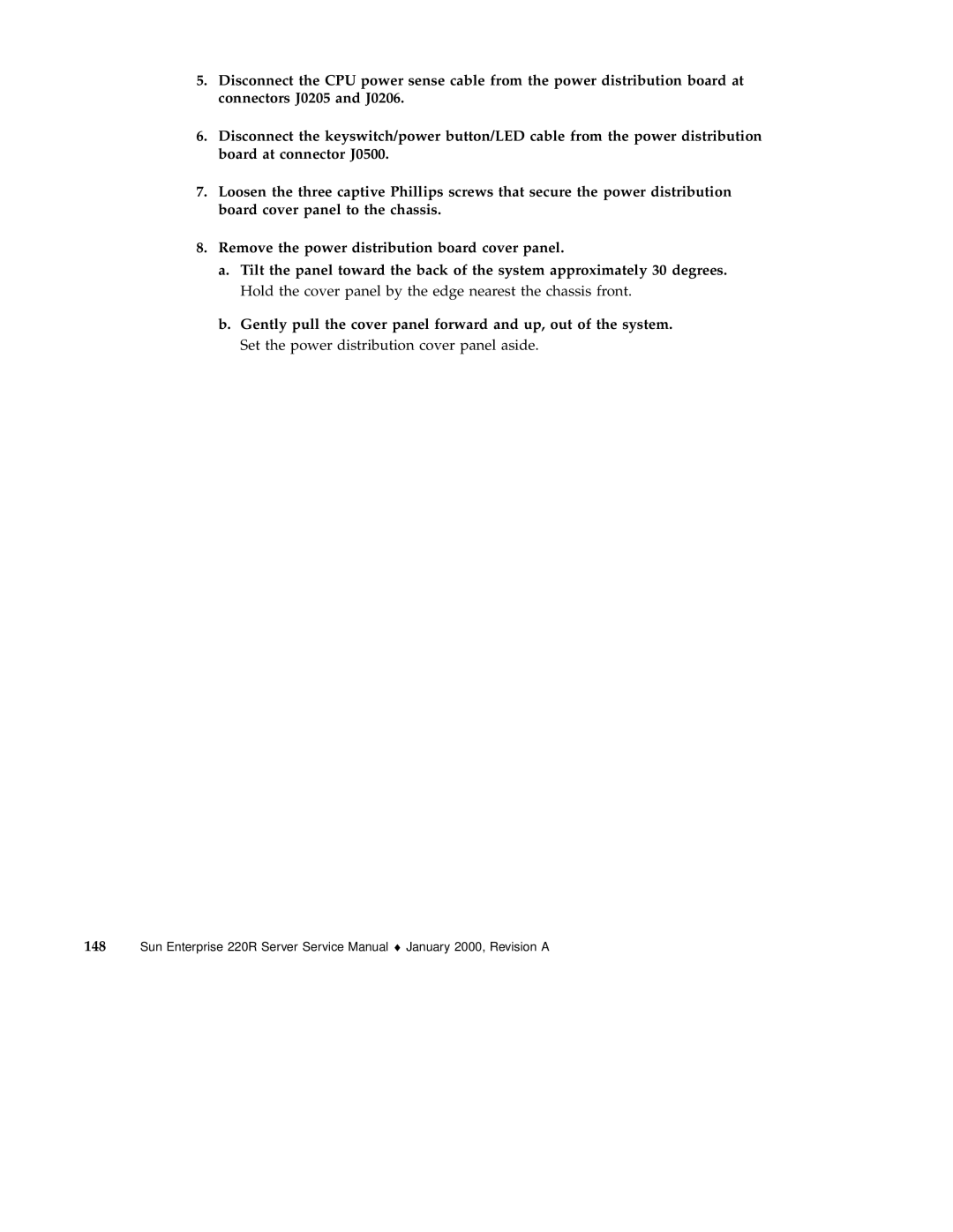 Sun Microsystems 220R service manual 