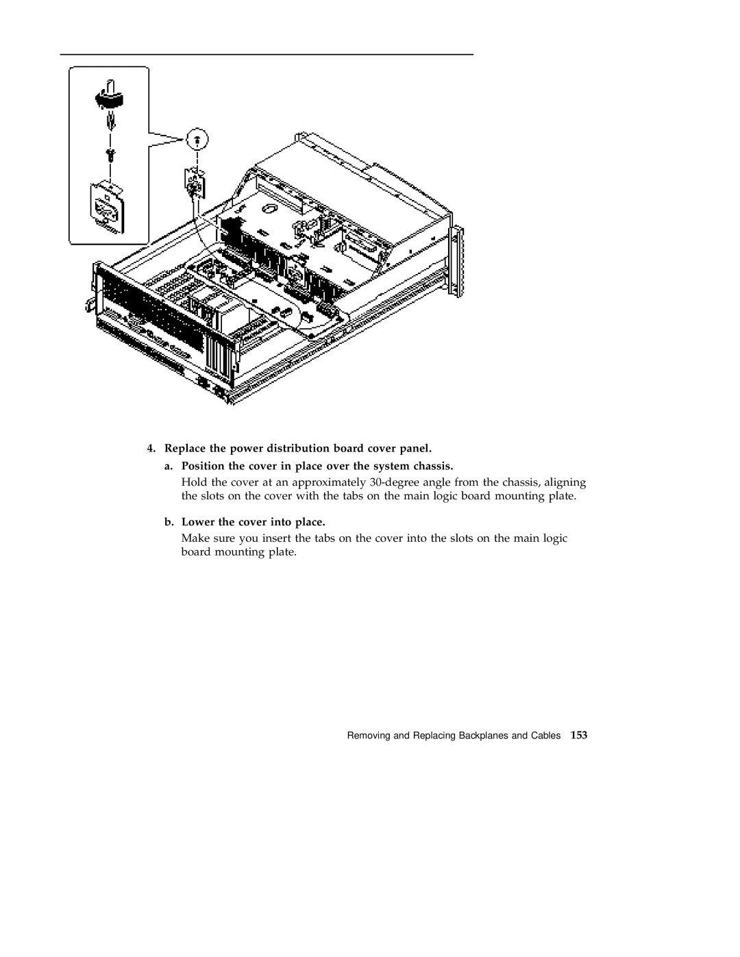 Sun Microsystems 220R service manual Lower the cover into place 