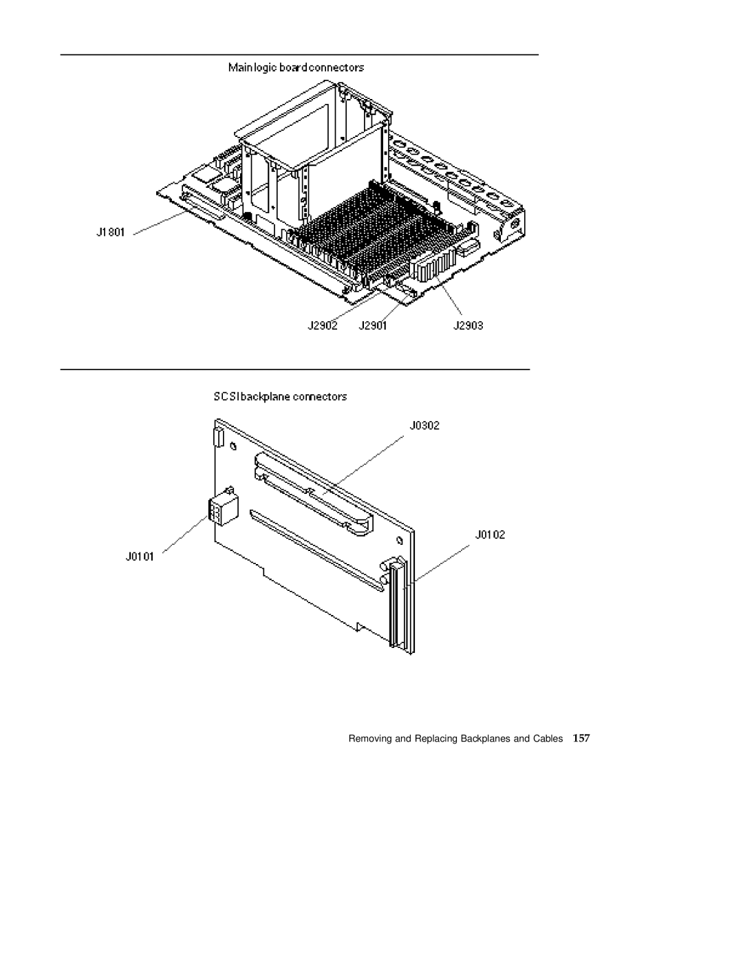 Sun Microsystems 220R service manual Removing and Replacing Backplanes and Cables 