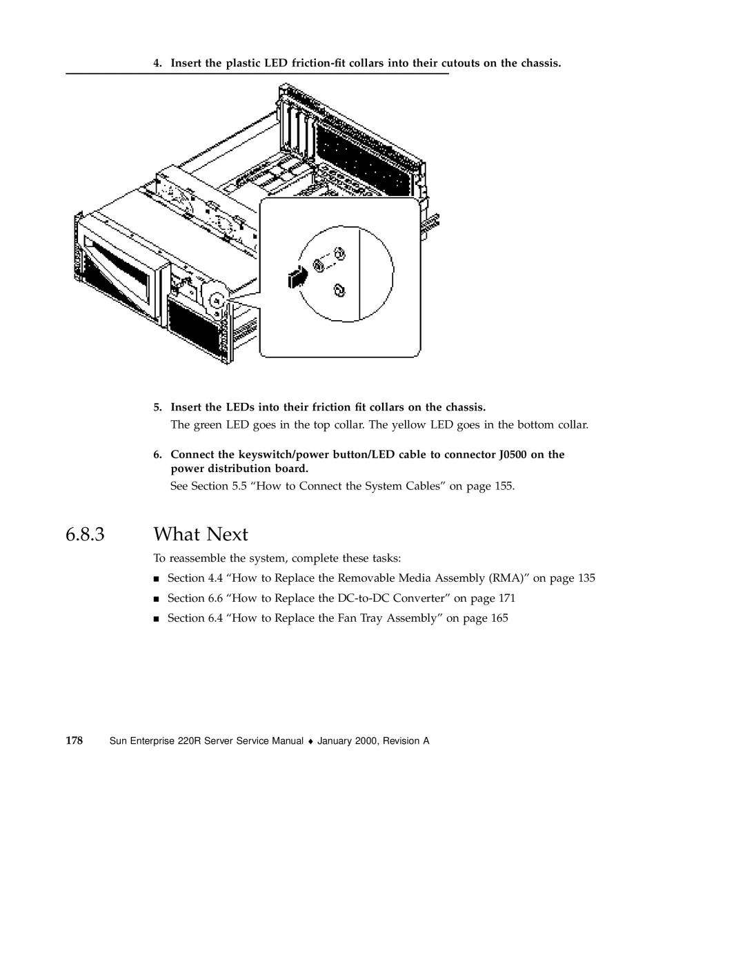 Sun Microsystems 220R service manual See .5 How to Connect the System Cables on 