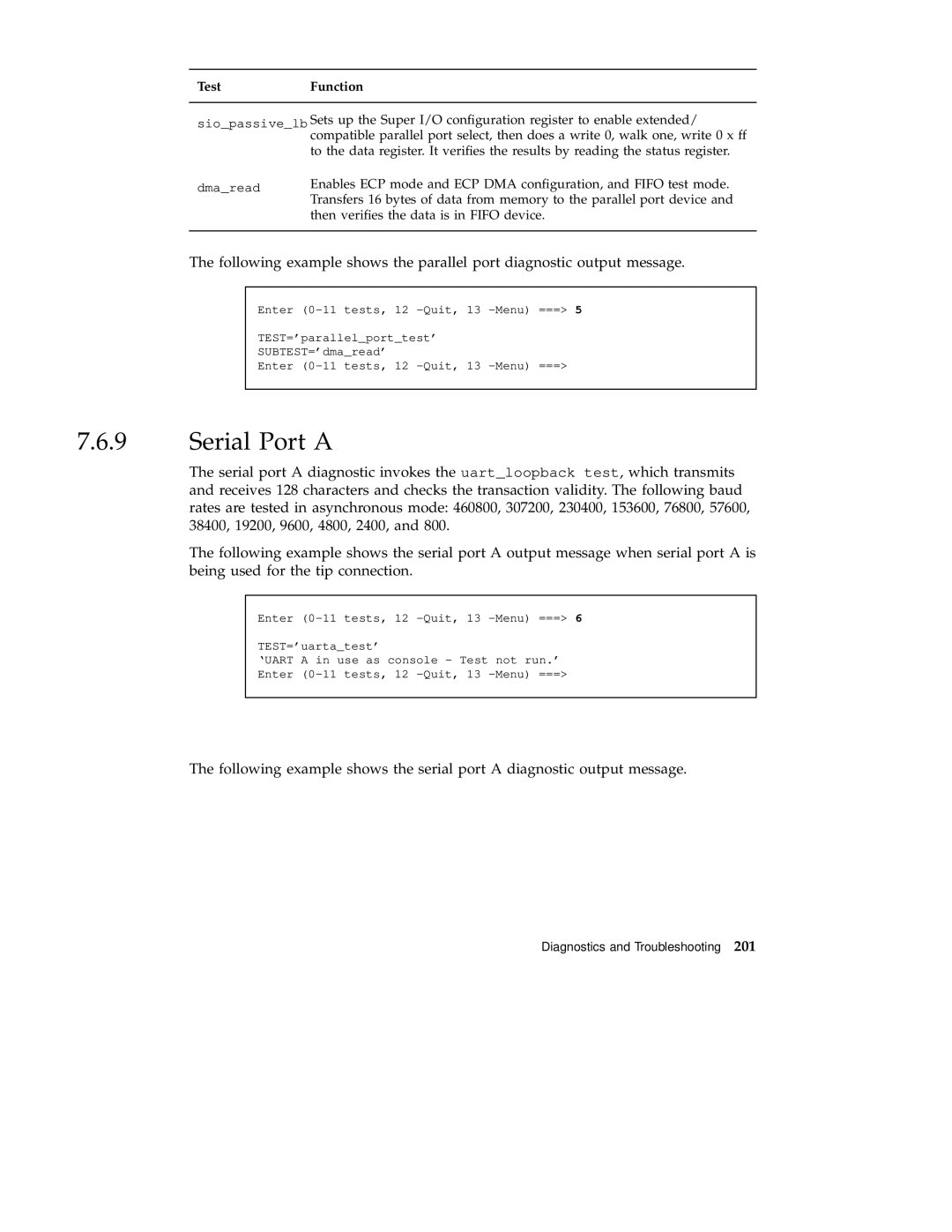 Sun Microsystems 220R service manual Serial Port a 