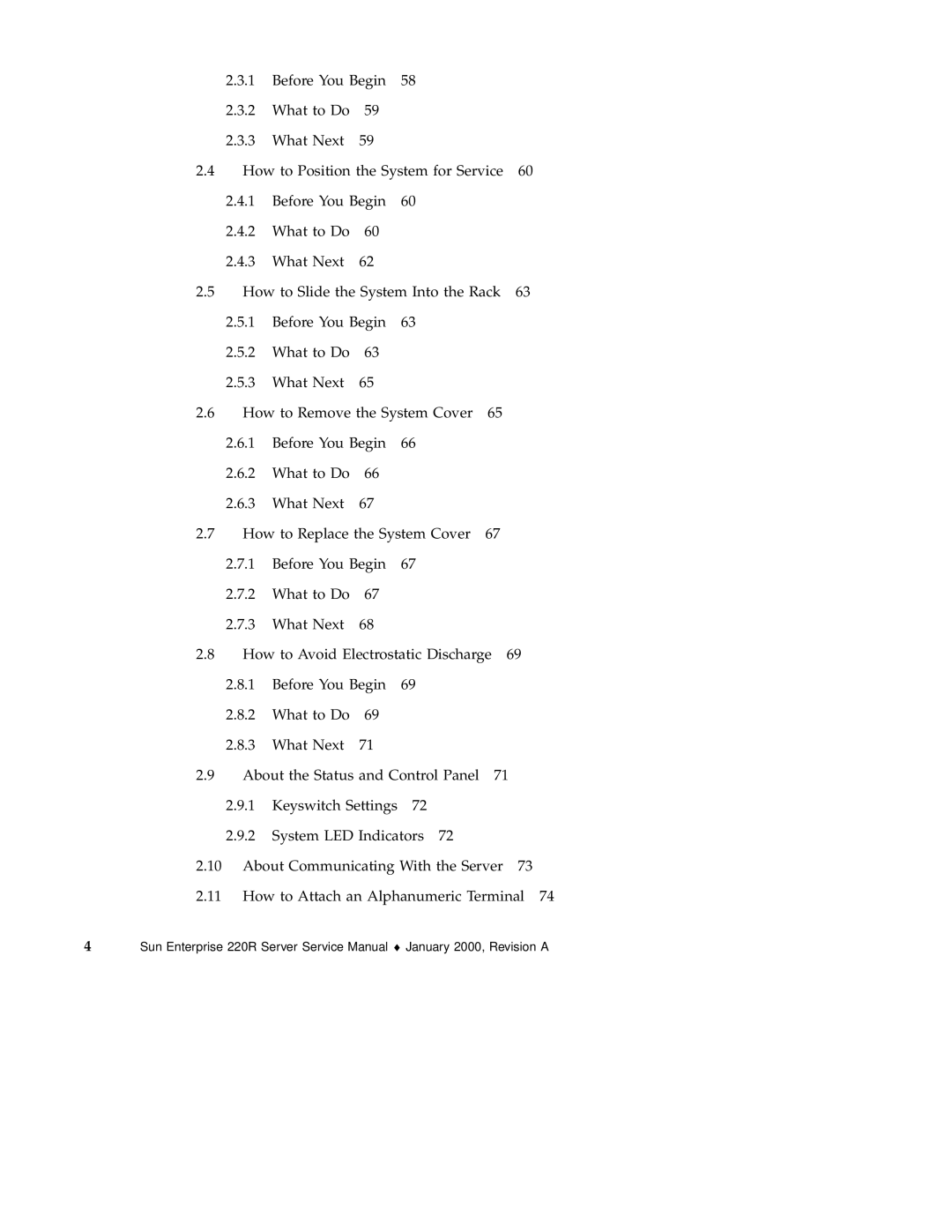 Sun Microsystems 220R service manual 