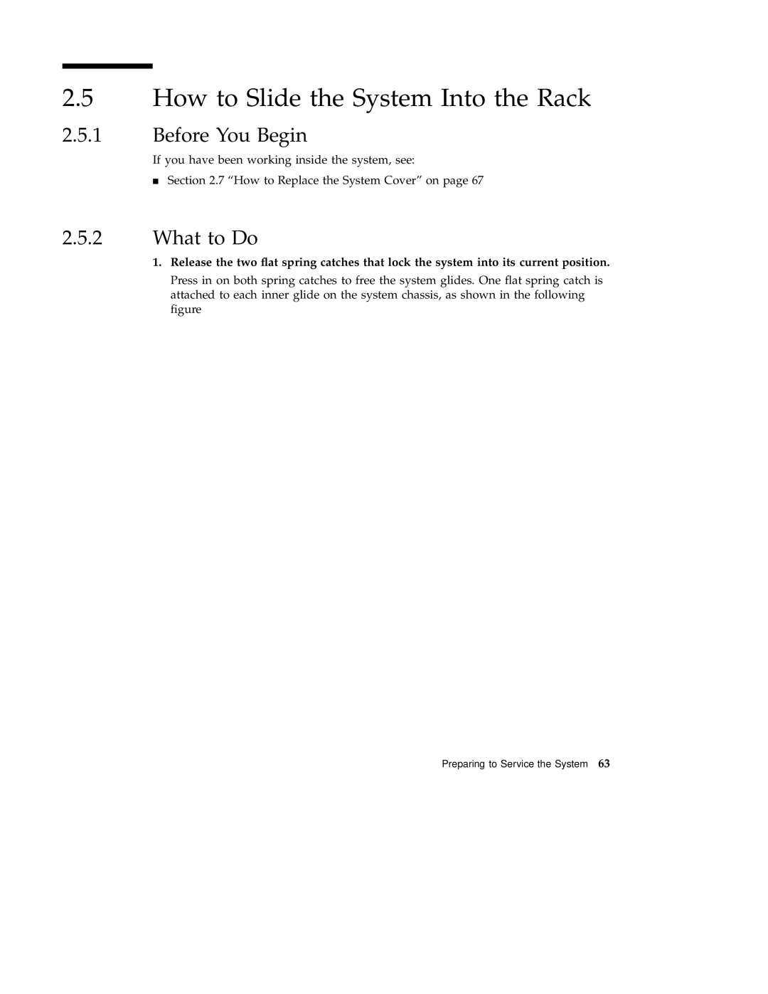 Sun Microsystems 220R service manual How to Slide the System Into the Rack, Before You Begin 