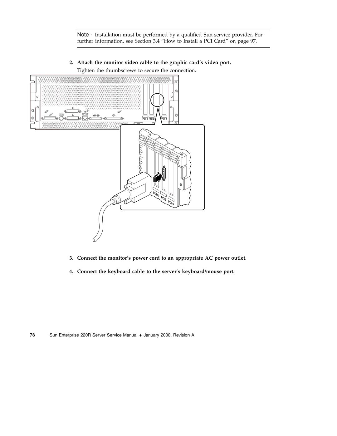 Sun Microsystems 220R service manual 