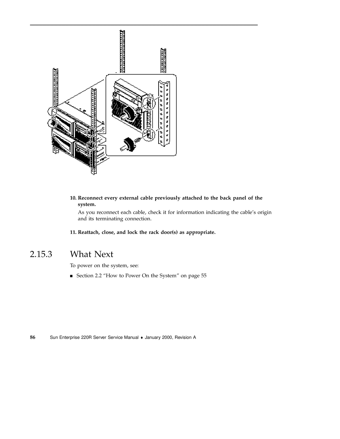 Sun Microsystems 220R service manual What Next 