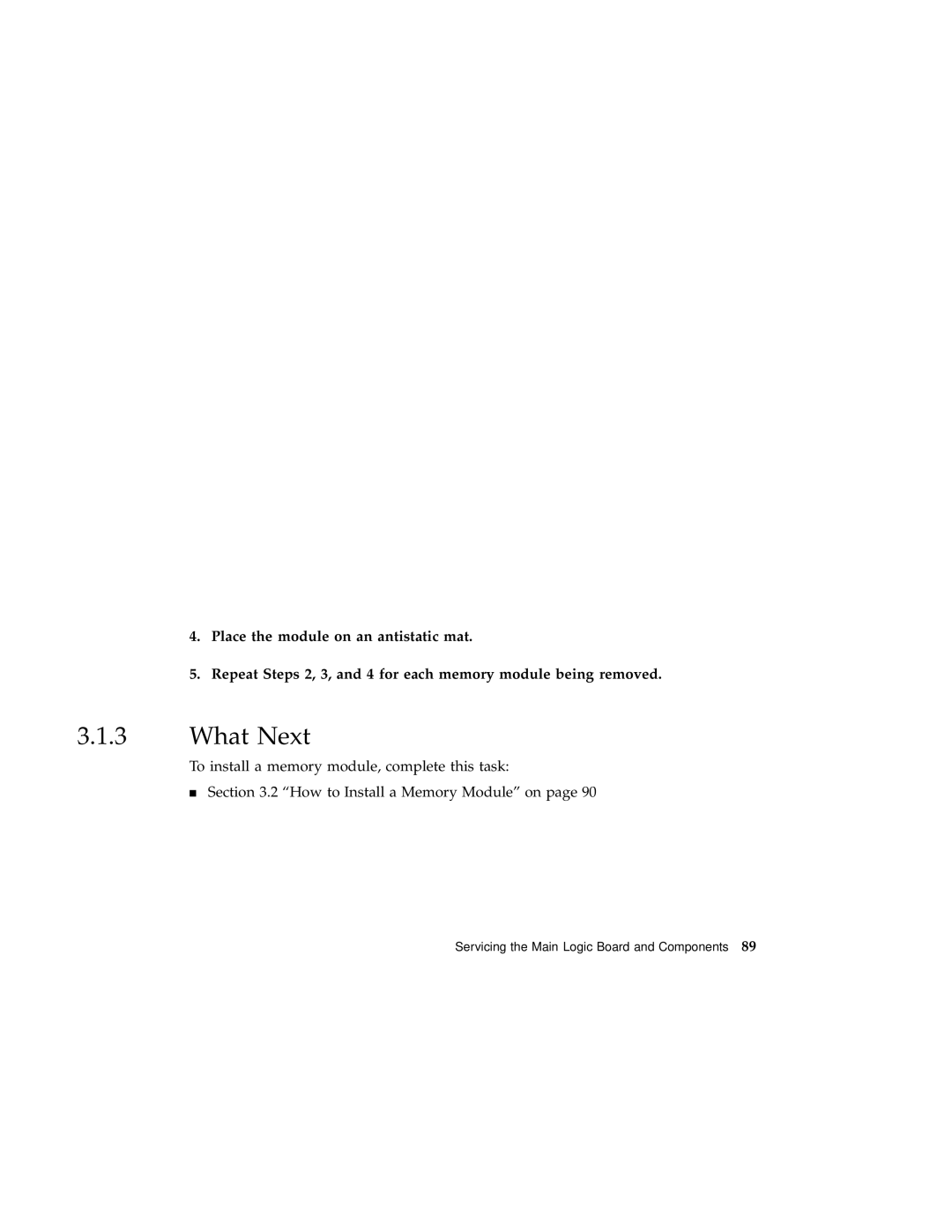 Sun Microsystems 220R service manual Servicing the Main Logic Board and Components 