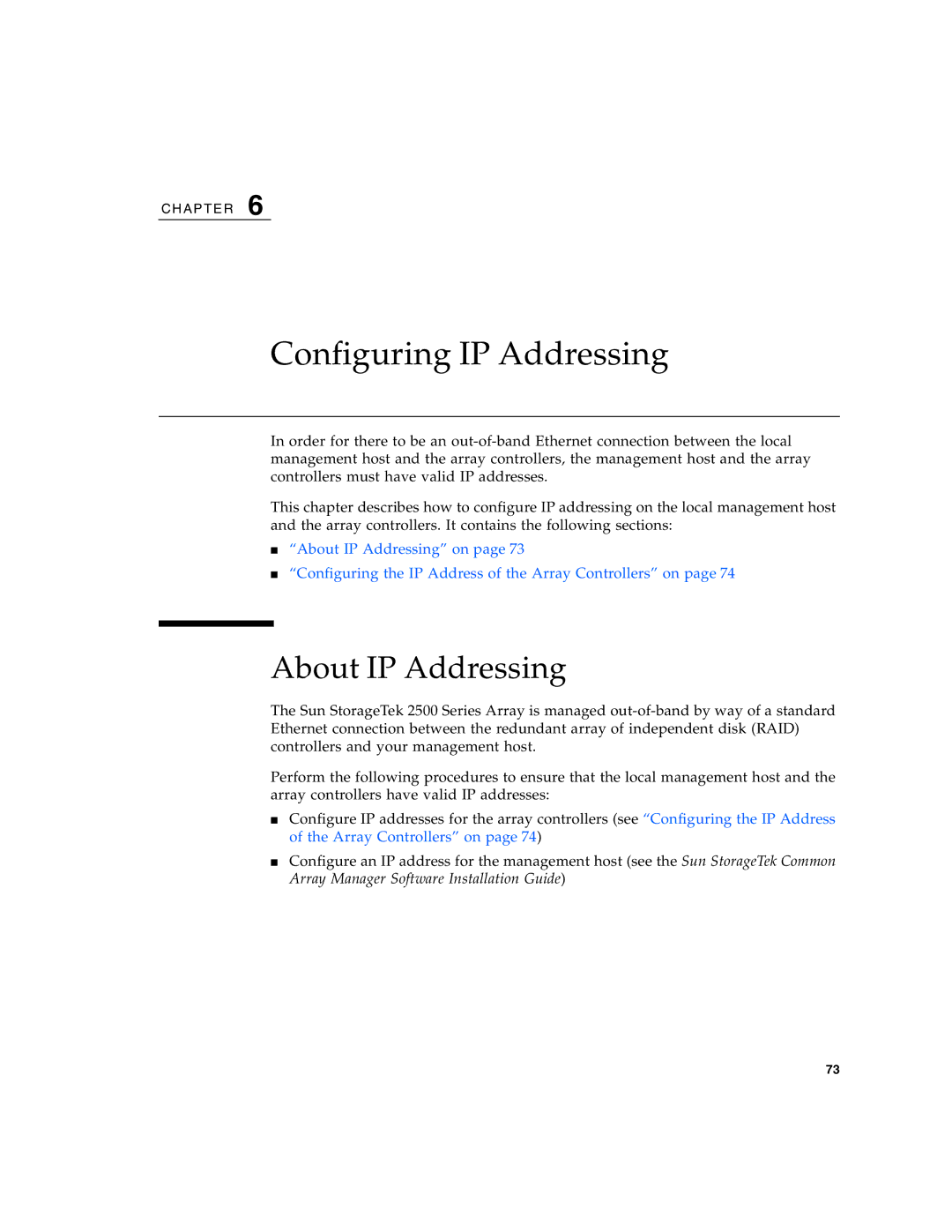 Sun Microsystems 2500 manual Configuring IP Addressing, About IP Addressing 