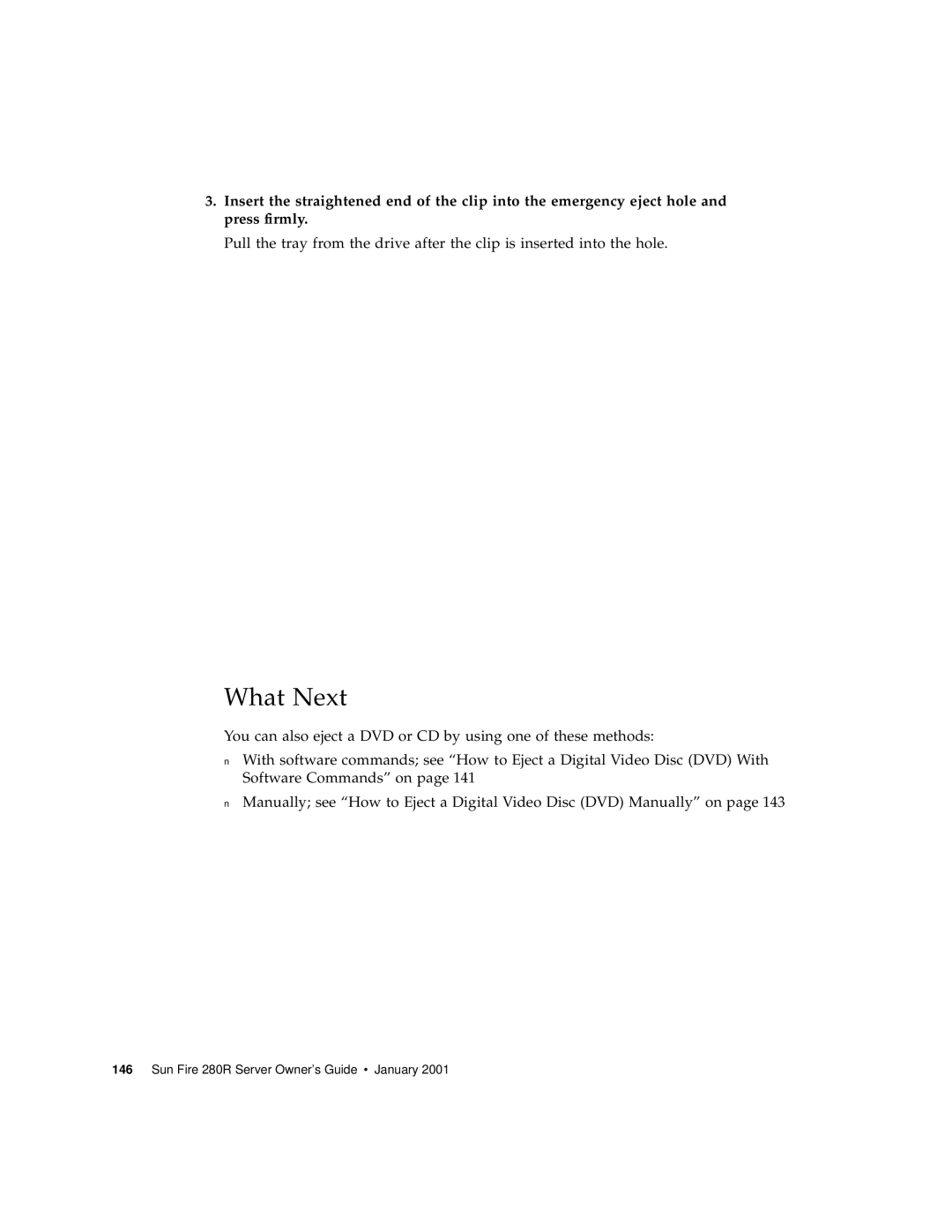 Sun Microsystems 280R manual What Next 