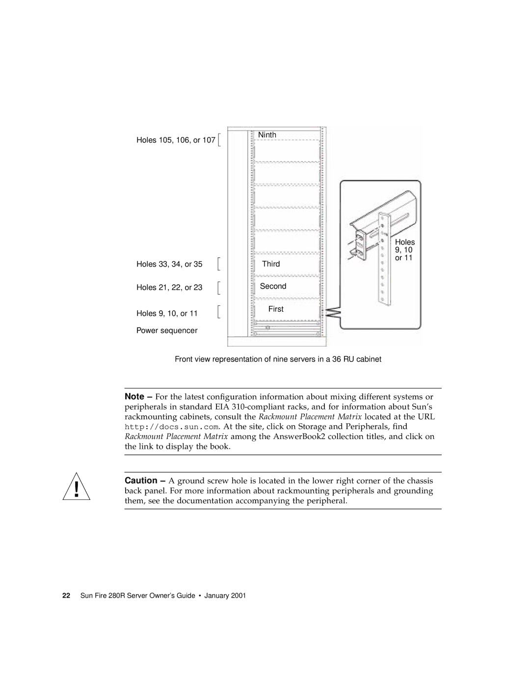 Sun Microsystems manual Sun Fire 280R Server Owner’s Guide January 