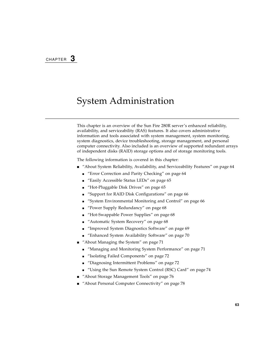 Sun Microsystems 280R manual System Administration 