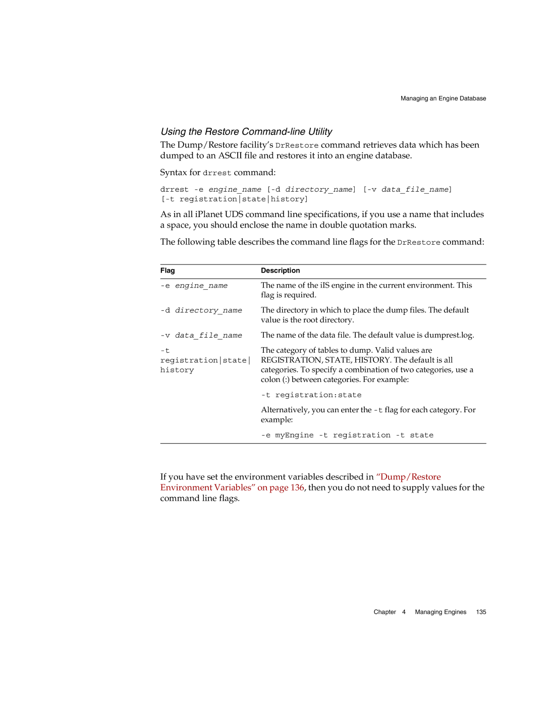 Sun Microsystems 3 manual Using the Restore Command-line Utility 