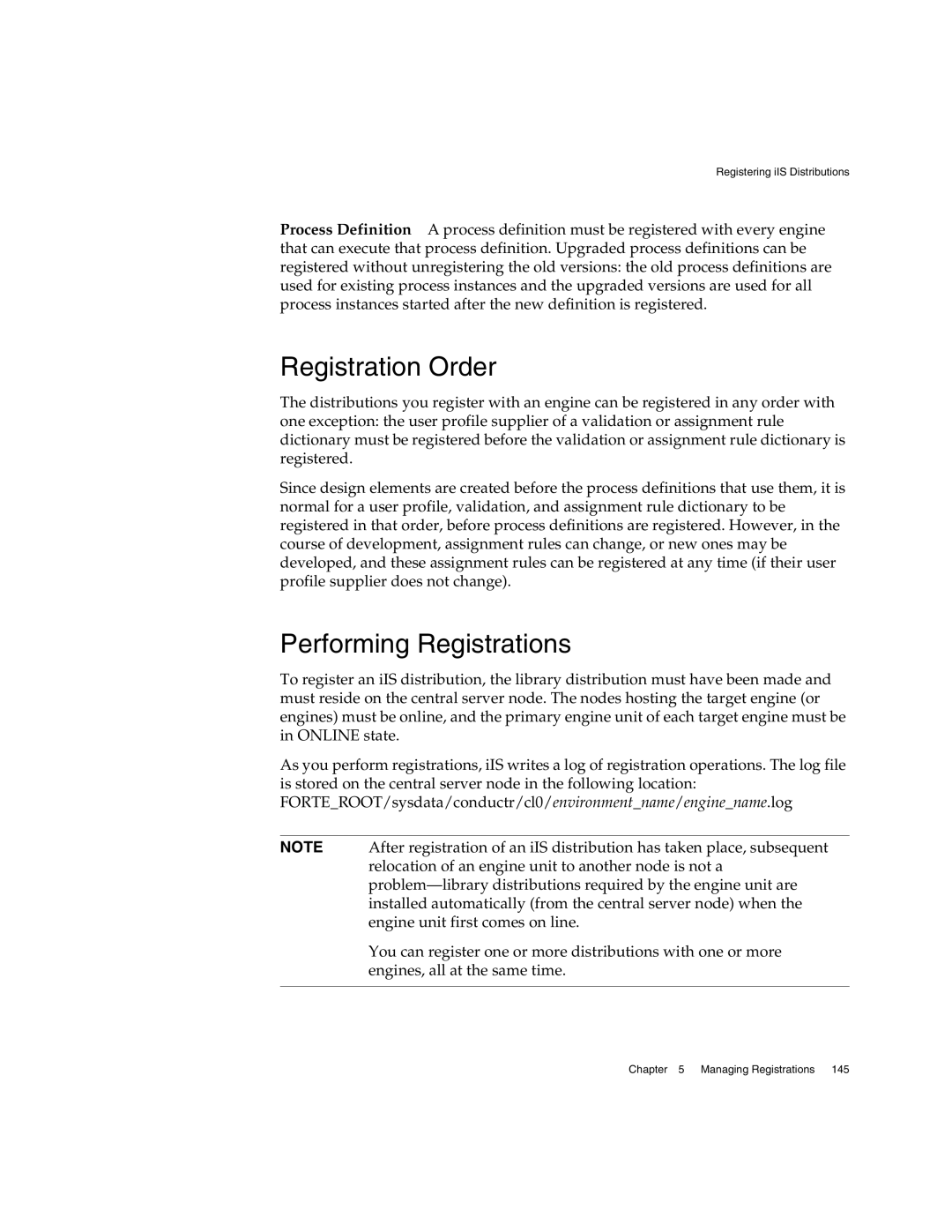 Sun Microsystems 3 manual Registration Order, Performing Registrations 