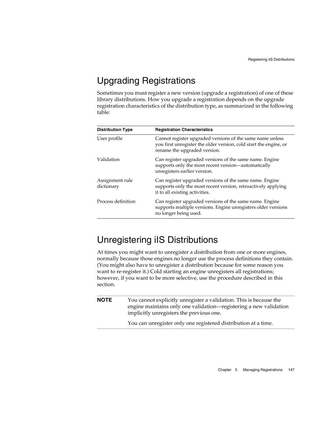 Sun Microsystems 3 manual Upgrading Registrations, Unregistering iIS Distributions 