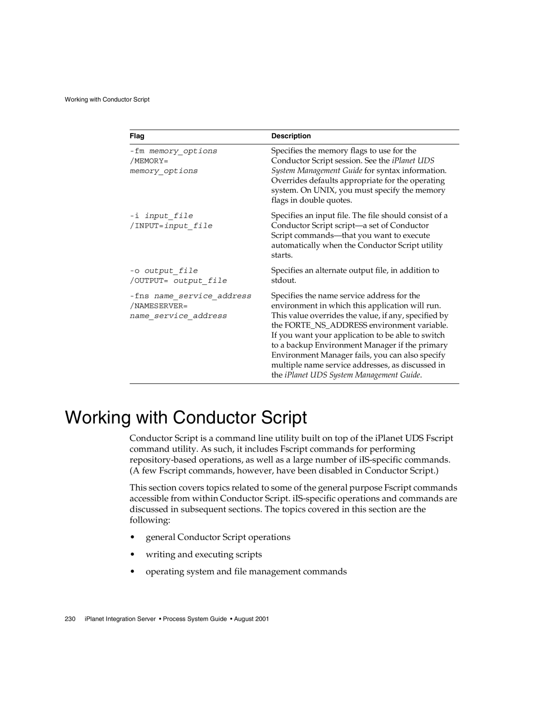 Sun Microsystems 3 manual Working with Conductor Script 