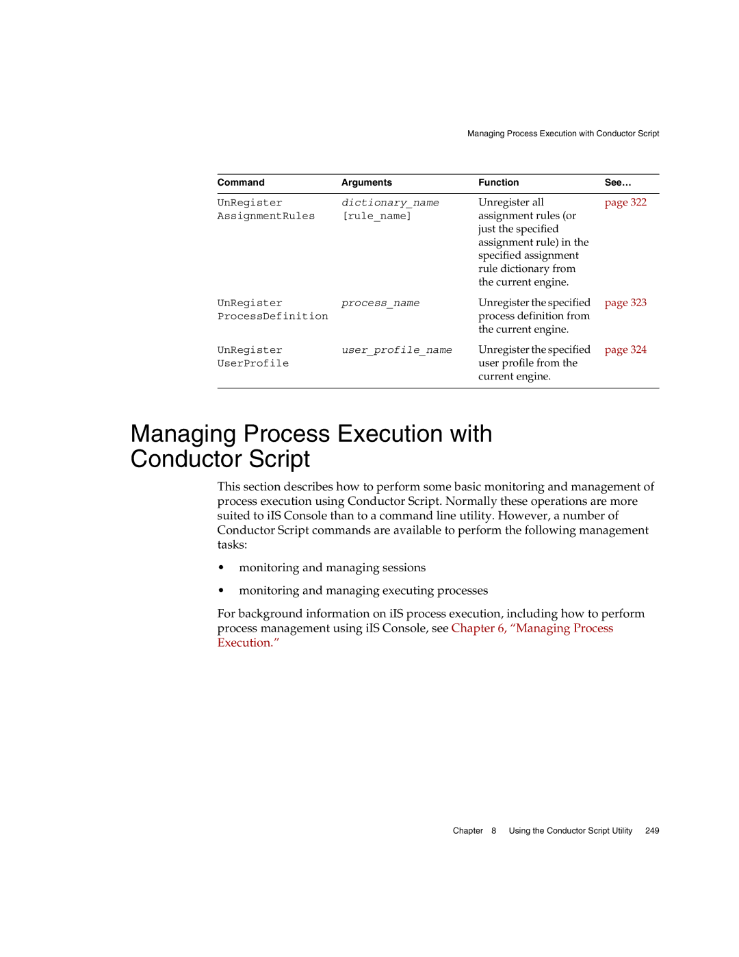 Sun Microsystems 3 manual Managing Process Execution with Conductor Script 