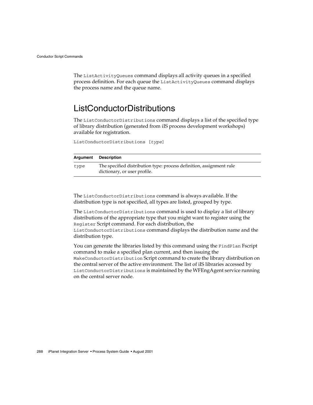 Sun Microsystems 3 manual ListConductorDistributions 