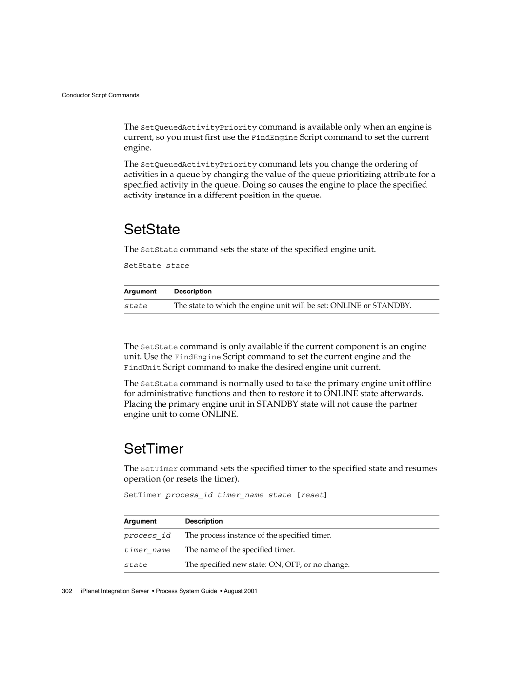 Sun Microsystems 3 manual SetState, SetTimer 