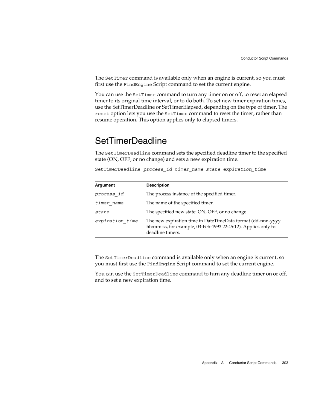 Sun Microsystems 3 manual SetTimerDeadline 