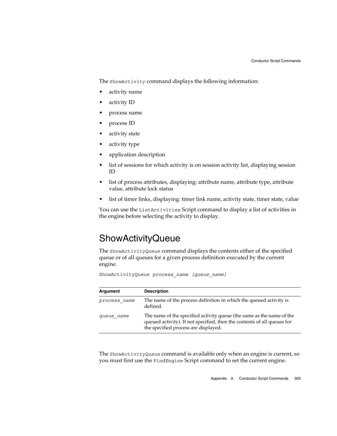 Sun Microsystems 3 manual ShowActivityQueue 