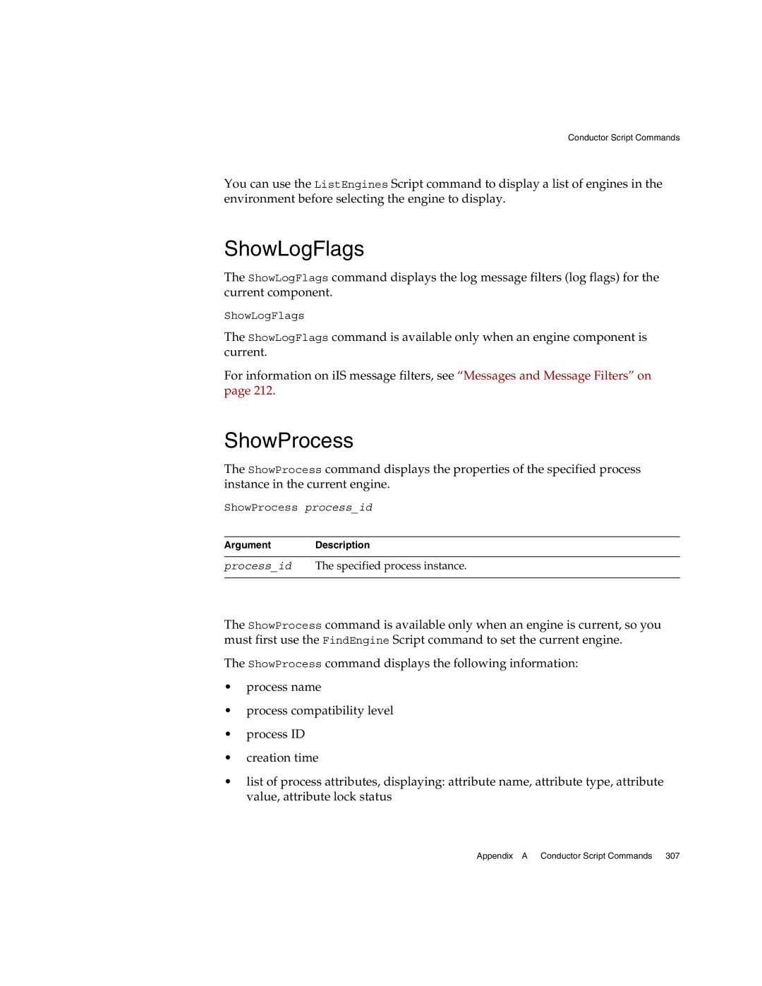 Sun Microsystems 3 manual ShowLogFlags, ShowProcess 